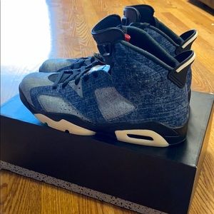 Air Jordan 6 washed denim
